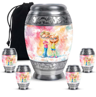 Brother And Sister Urn For Human Ashes Funeral, Ashes Cremation Urn