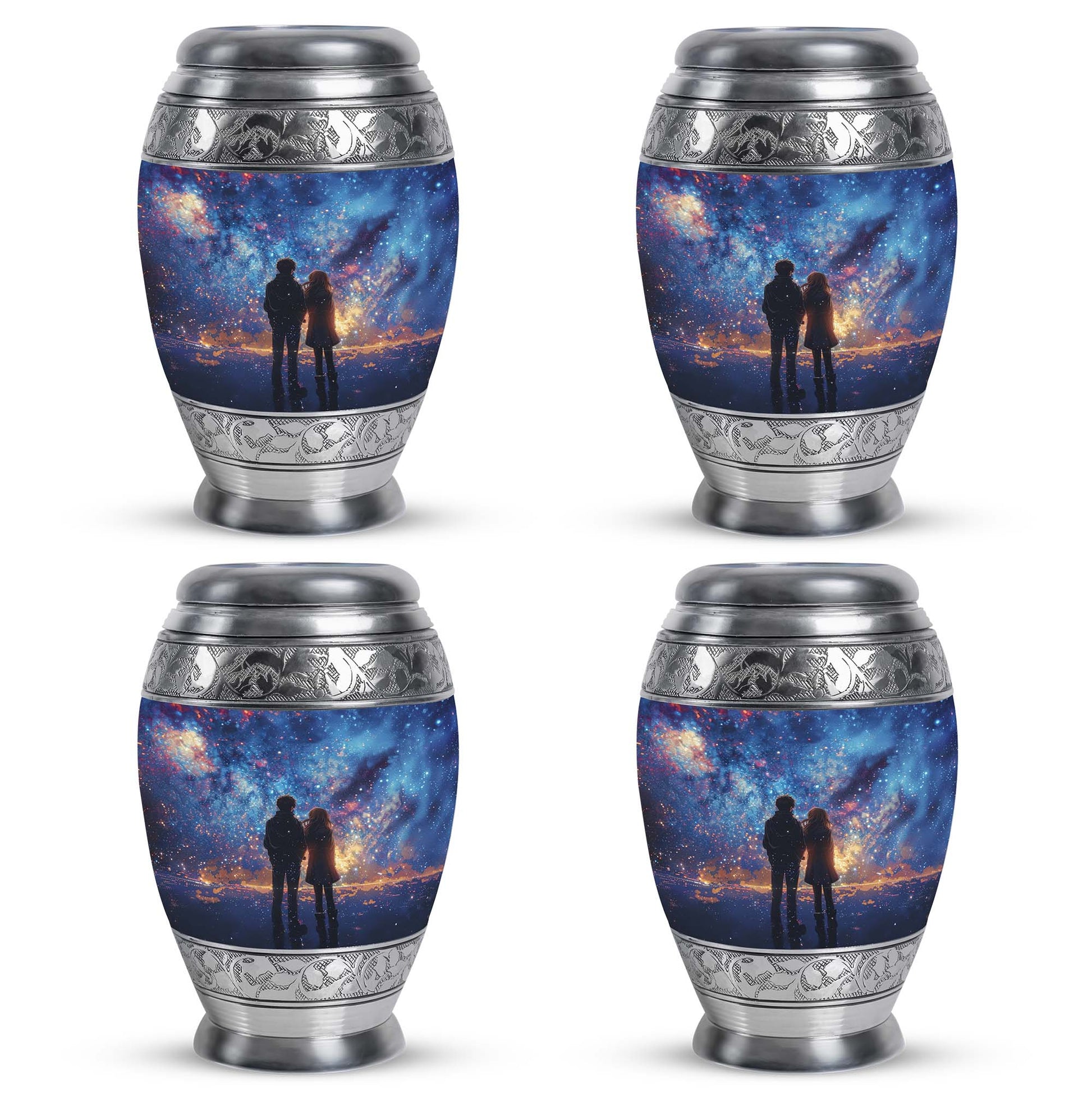 Brother And Sister Burial Urn For Human Large Funeral, Ashes Urn
