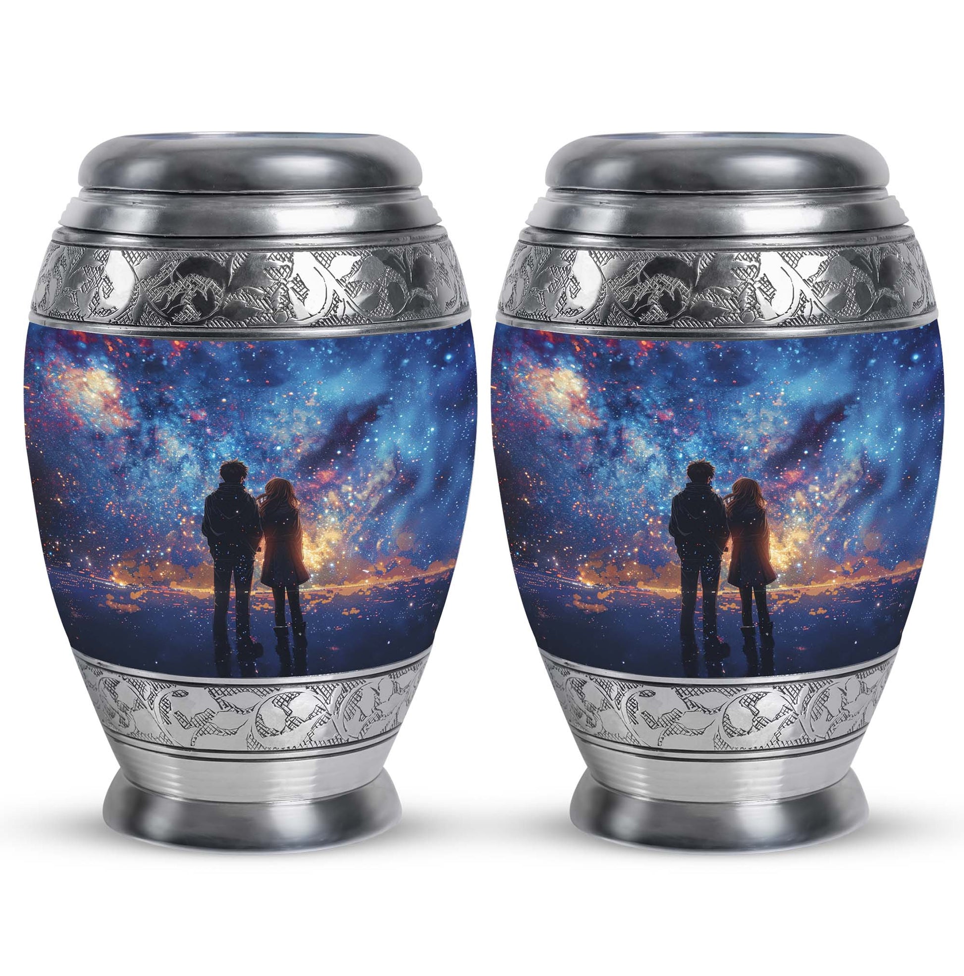 Brother And Sister Burial Urn For Human Large Funeral, Ashes Urn
