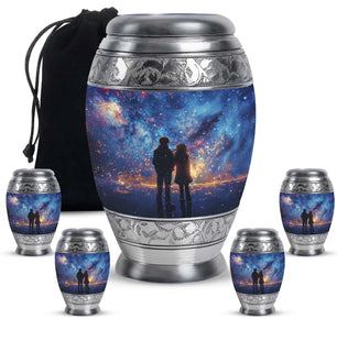Brother And Sister Burial Urn For Human Large Funeral, Ashes Urn