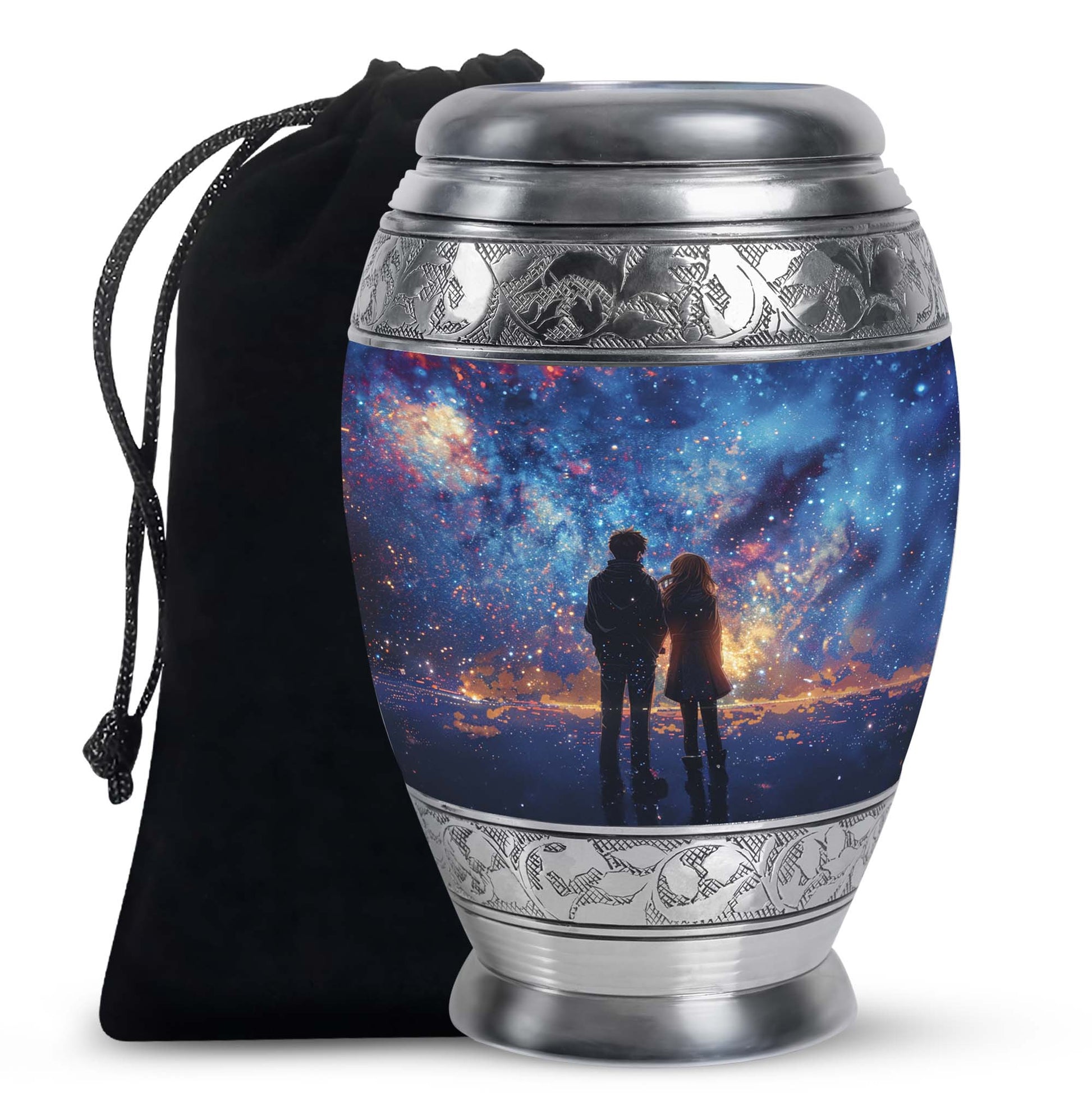 Brother And Sister Burial Urn For Human Large Funeral, Ashes Urn