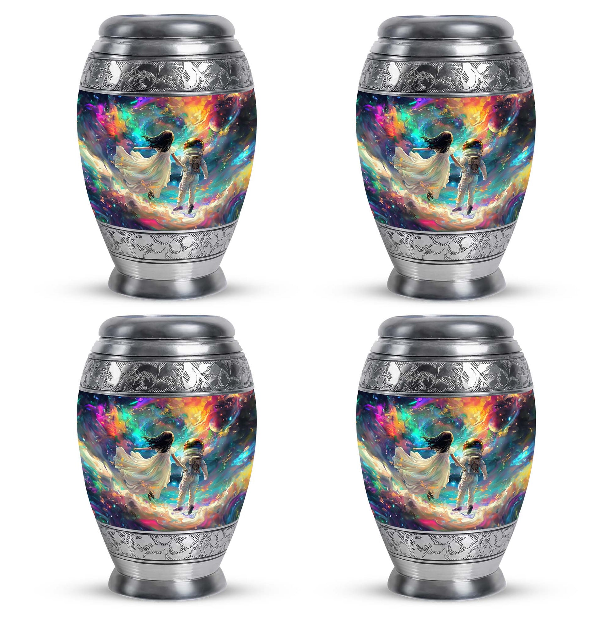 Brother And Sister Large Urn For Human Funeral, Ashes Cremation Urn