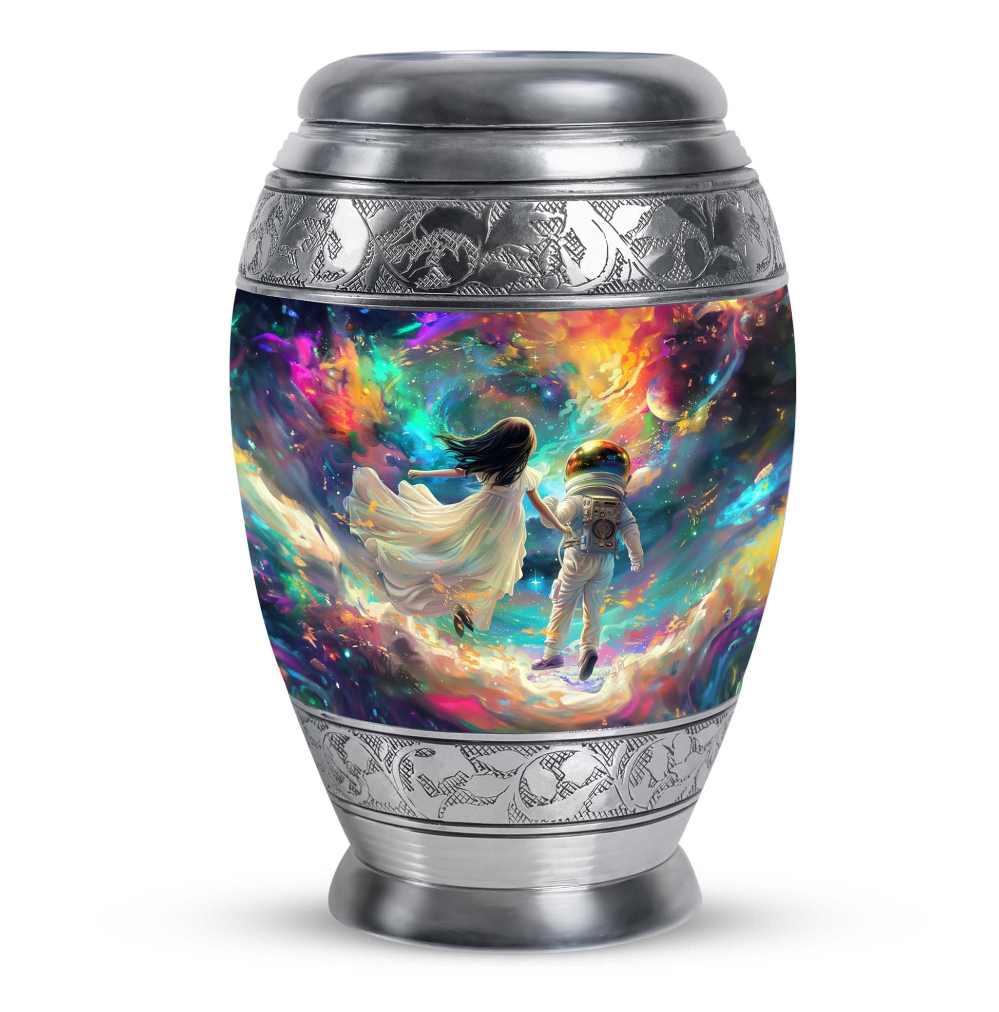 Brother And Sister Large Urn For Human Funeral, Ashes Cremation Urn