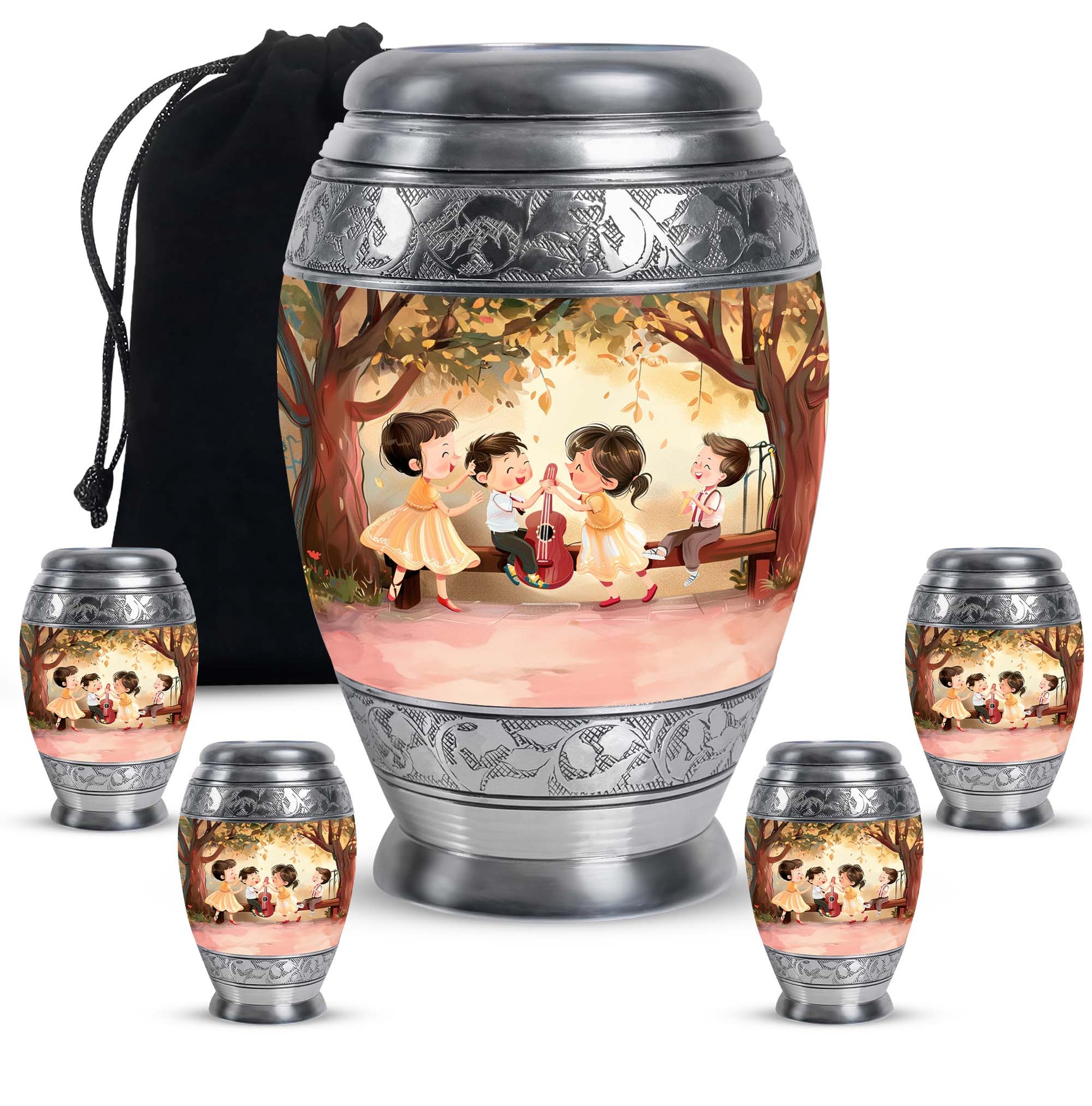 Brother And Sister Urn For Human Ashes Funeral, Ashes Cremation Urn