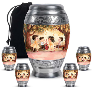 Brother And Sister Urn For Human Ashes Funeral, Ashes Cremation Urn