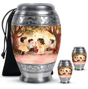 Brother And Sister Urn For Human Ashes Funeral, Ashes Cremation Urn