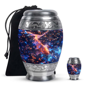 Fish Urn For Ashes Adult Female Funeral, Ashes Cremation Urn