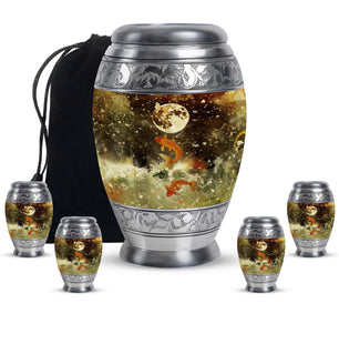 Fish Small Urns For Ashes Funeral, Ashes Memorial Urn