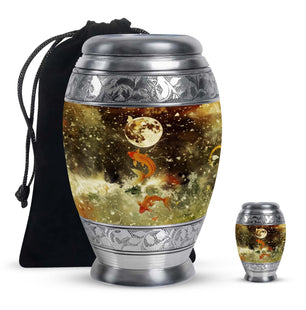 Fish Small Urns For Ashes Funeral, Ashes Memorial Urn
