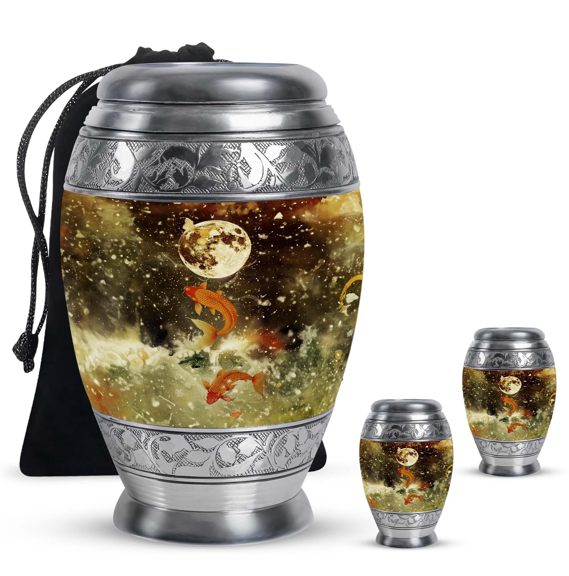 Fish Small Urns For Ashes Funeral, Ashes Memorial Urn