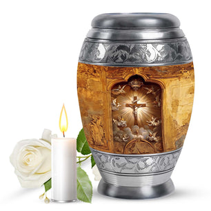 Catholic Ashes Keepsake Funeral, Ashes Cremation Urn For Ashes