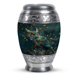 Owl Medium Urns For Human Ashes Funeral, Ashes Memorial Urn