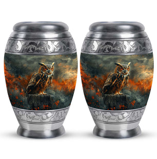 Owl Mini Urns For Ashes Funeral, Ashes Cremation Urn For Ashes