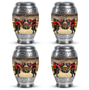Football Small Urn For Ashes Funeral, Ashes Cremation Urn
