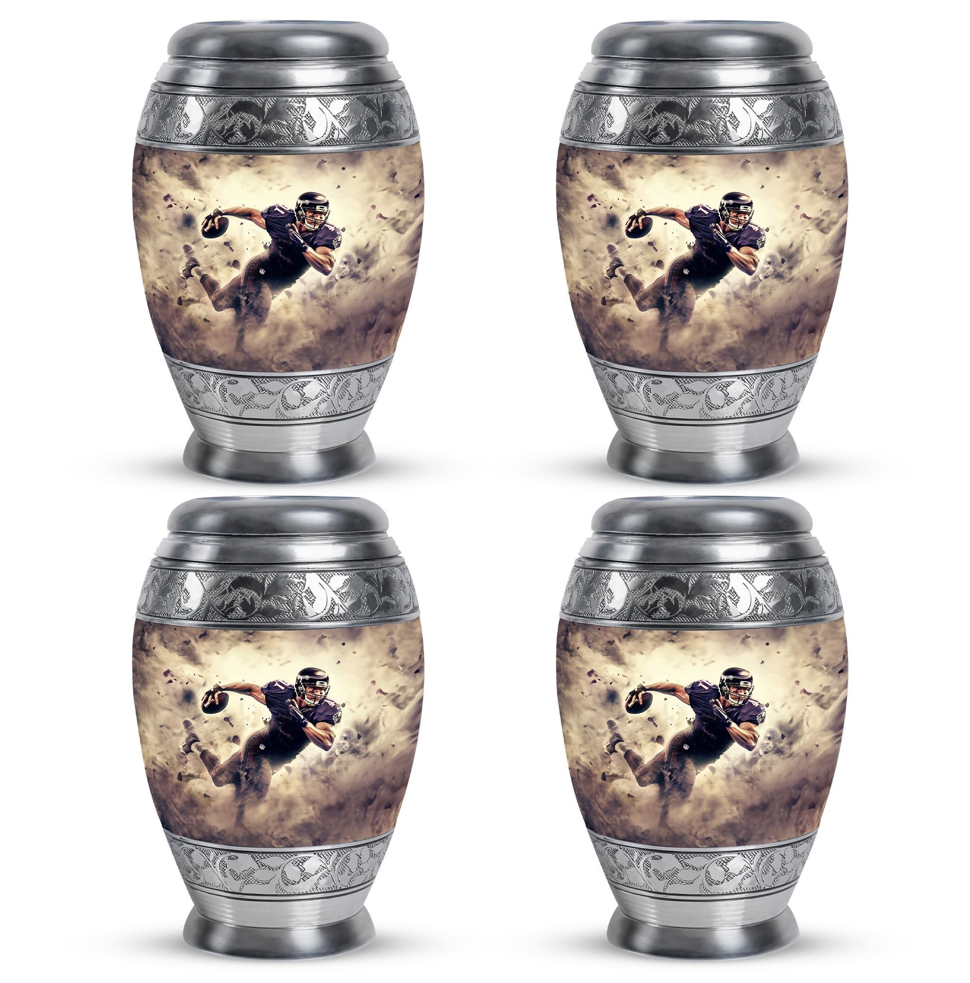 Football Large Urns For Human Ashes Funeral, Ashes Memorial Urn