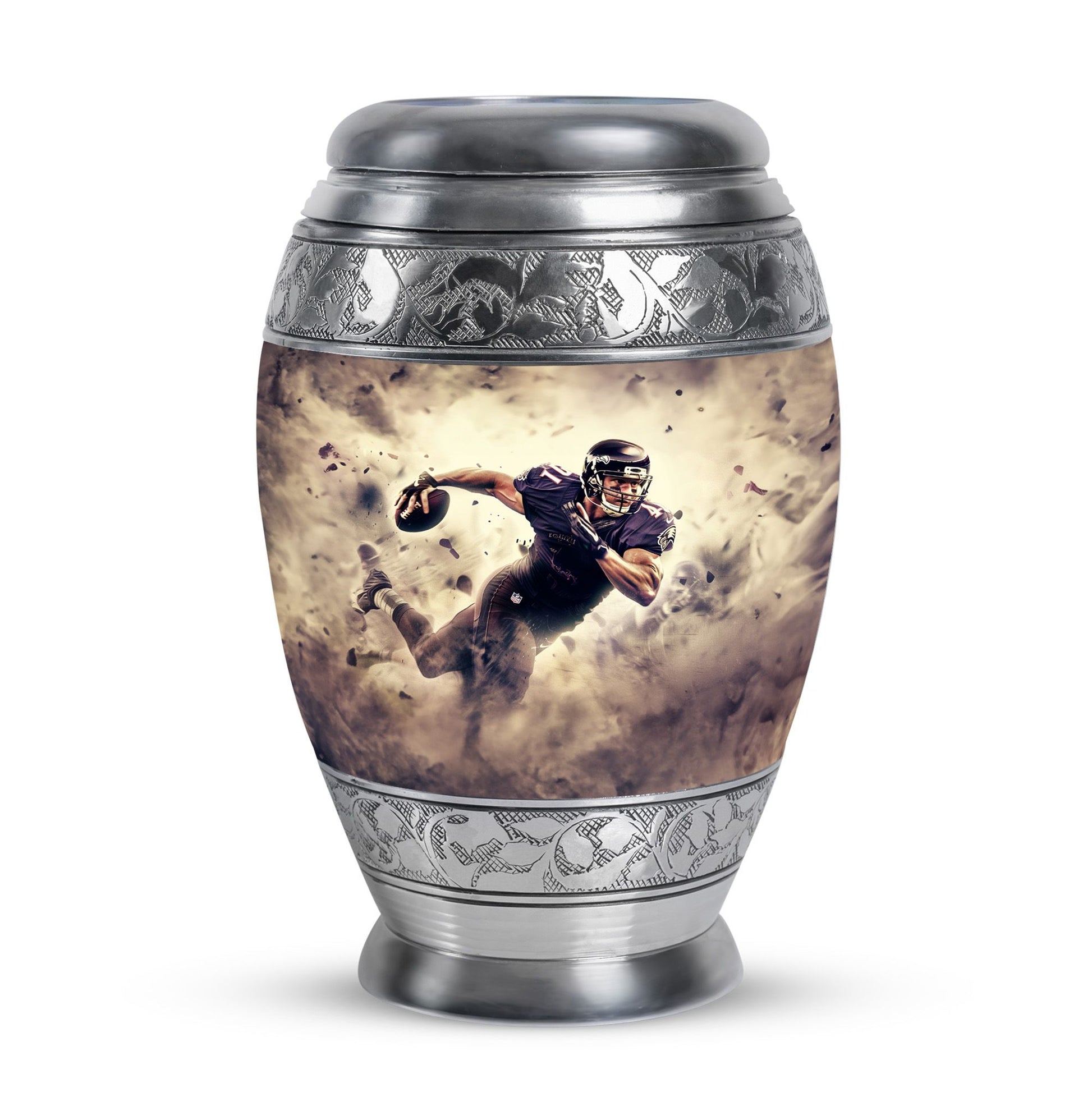 Football Large Urns For Human Ashes Funeral, Ashes Memorial Urn