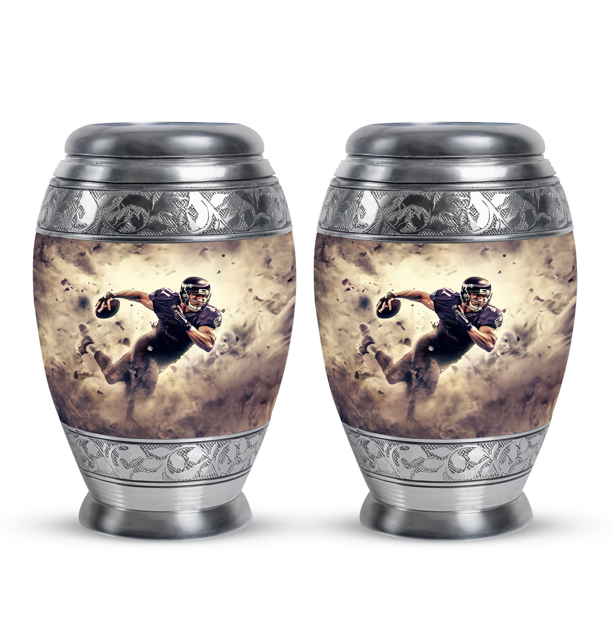 Football Large Urns For Human Ashes Funeral, Ashes Memorial Urn