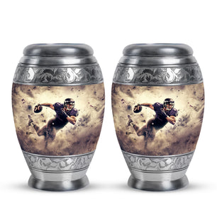 Football Large Urns For Human Ashes Funeral, Ashes Memorial Urn