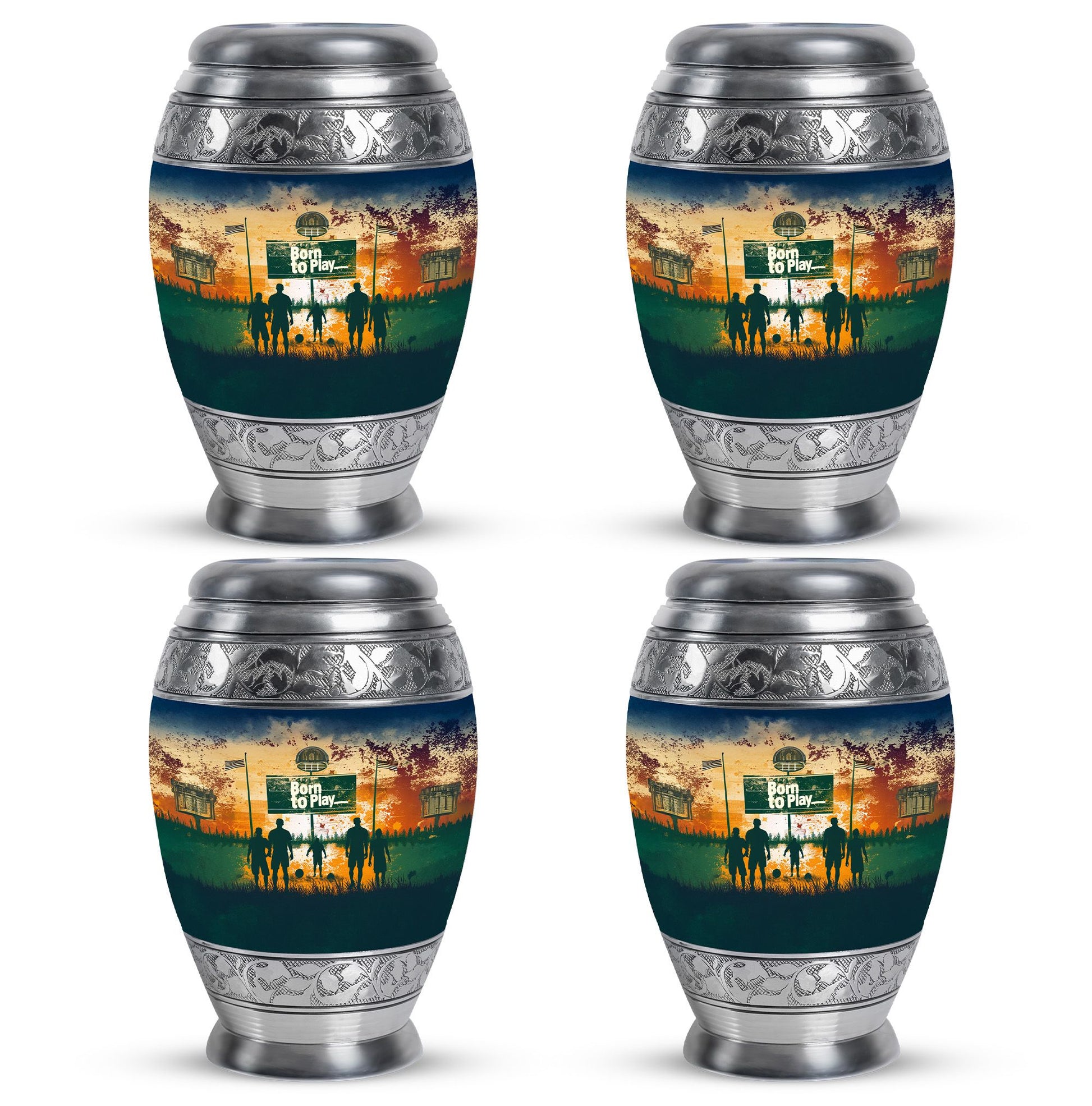 Football Keepsake Funeral, Ashes Cremation Urn For Ashes