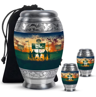 Football Keepsake Funeral, Ashes Cremation Urn For Ashes