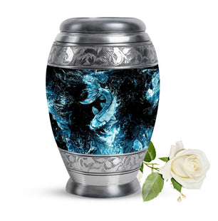 Fish A Small Urn For Ashes Funeral, Ashes Cremation Urn For Ashes