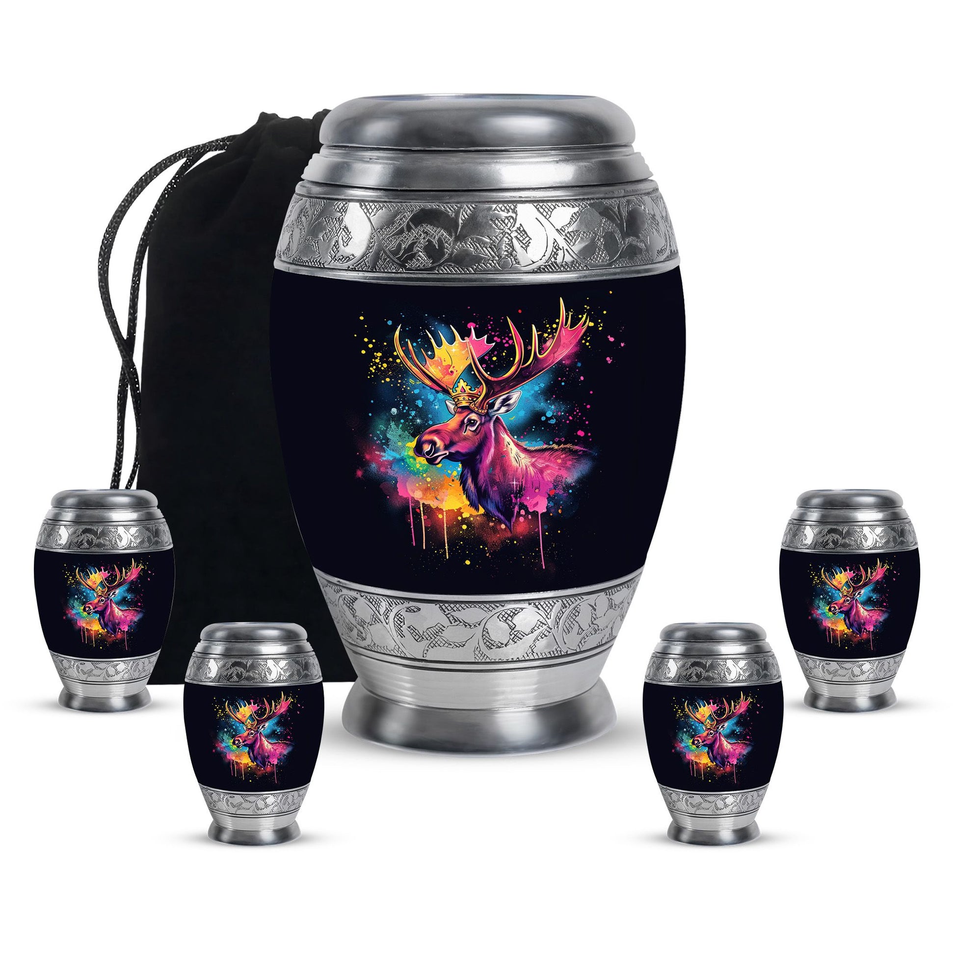Moose Walking Urns For Ashes Adult Male Funeral, Ashes Memorial Urn
