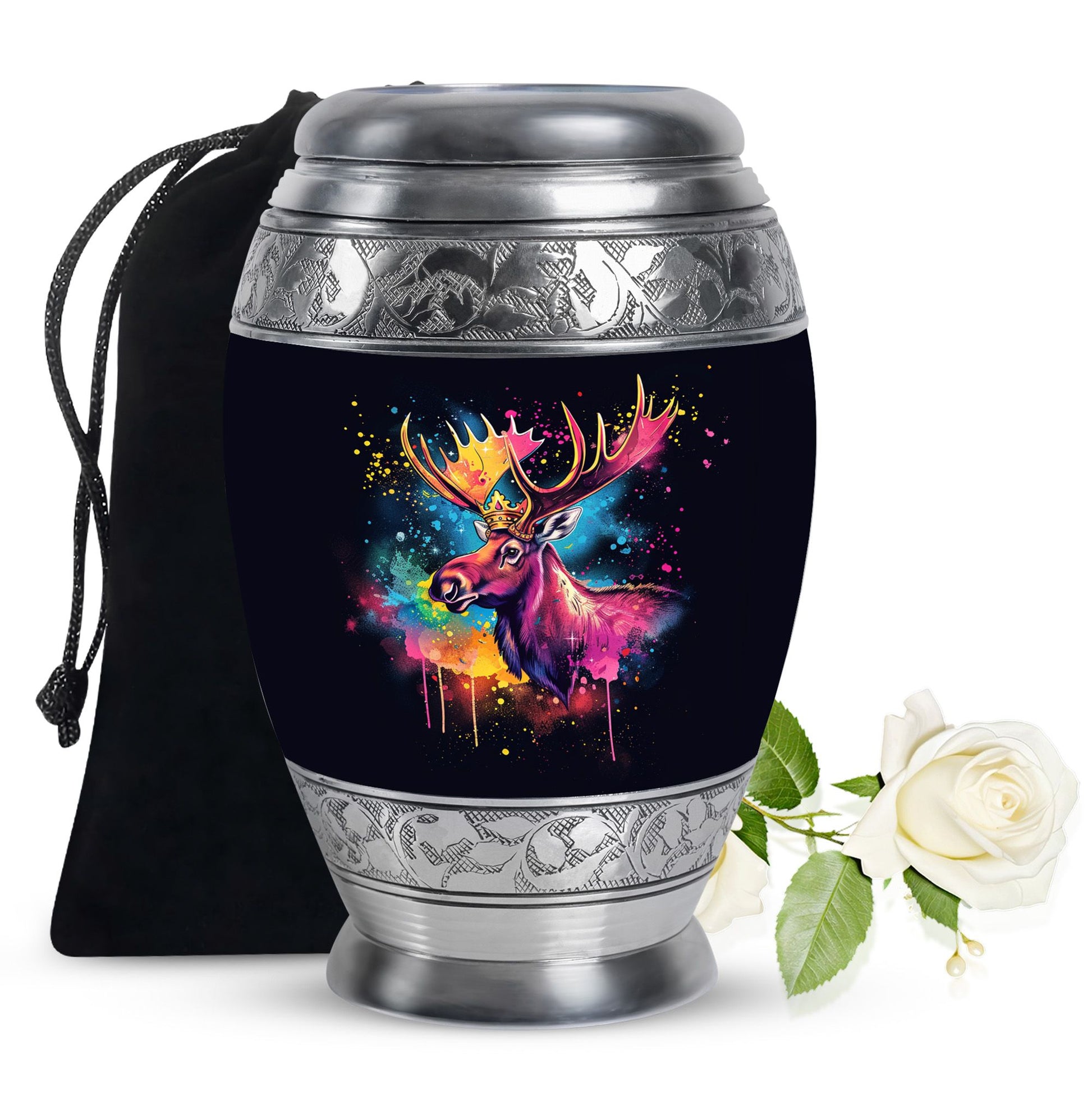 Moose Walking Urns For Ashes Adult Male Funeral, Ashes Memorial Urn