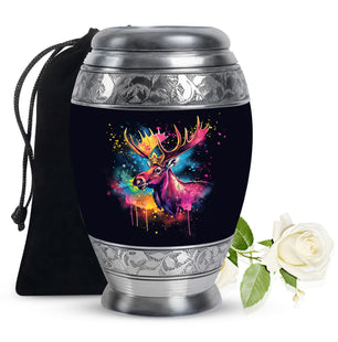 Moose Walking Urns For Ashes Adult Male Funeral, Ashes Memorial Urn