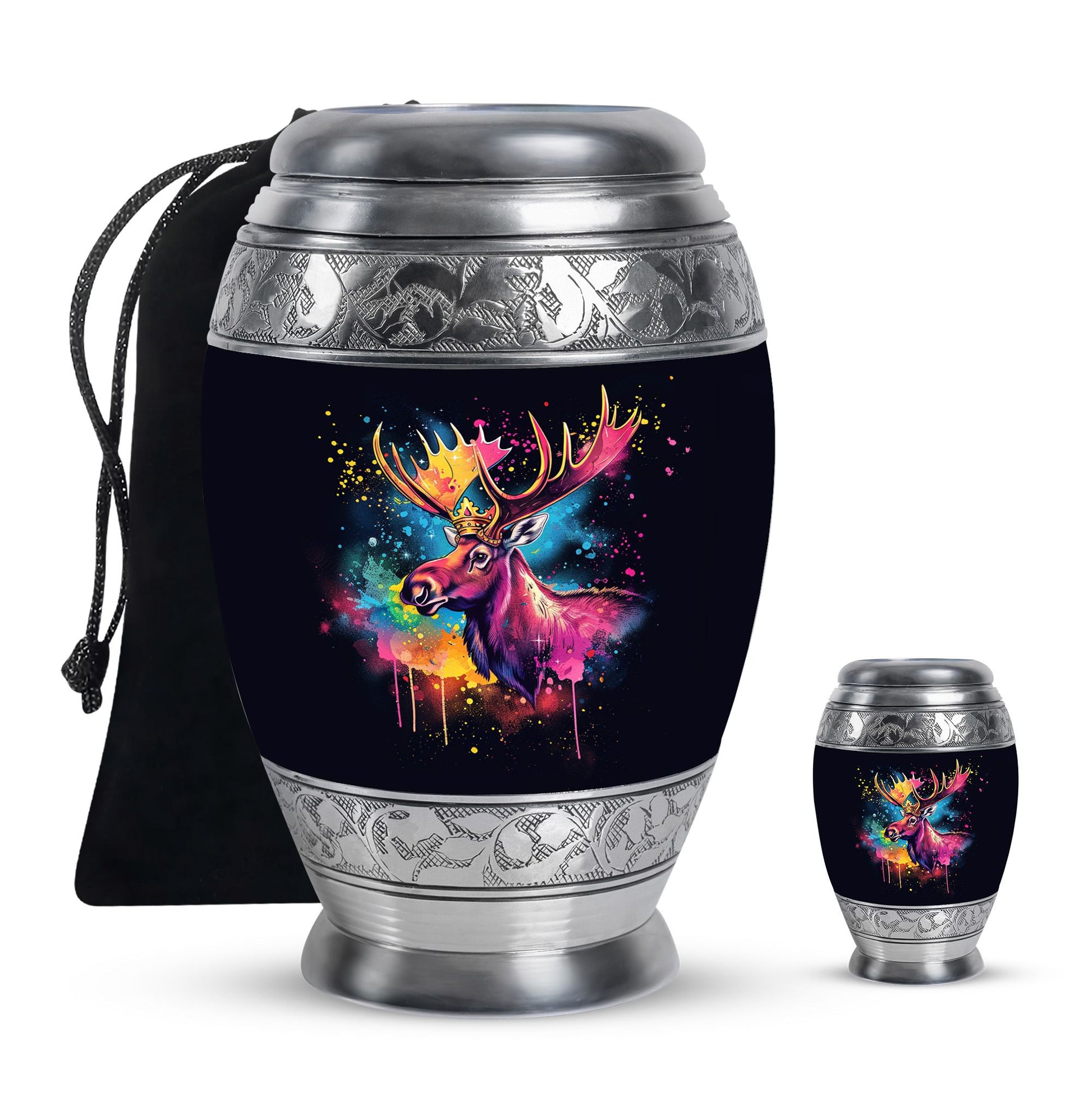 Moose Walking Urns For Ashes Adult Male Funeral, Ashes Memorial Urn