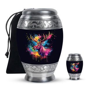 Moose Walking Urns For Ashes Adult Male Funeral, Ashes Memorial Urn
