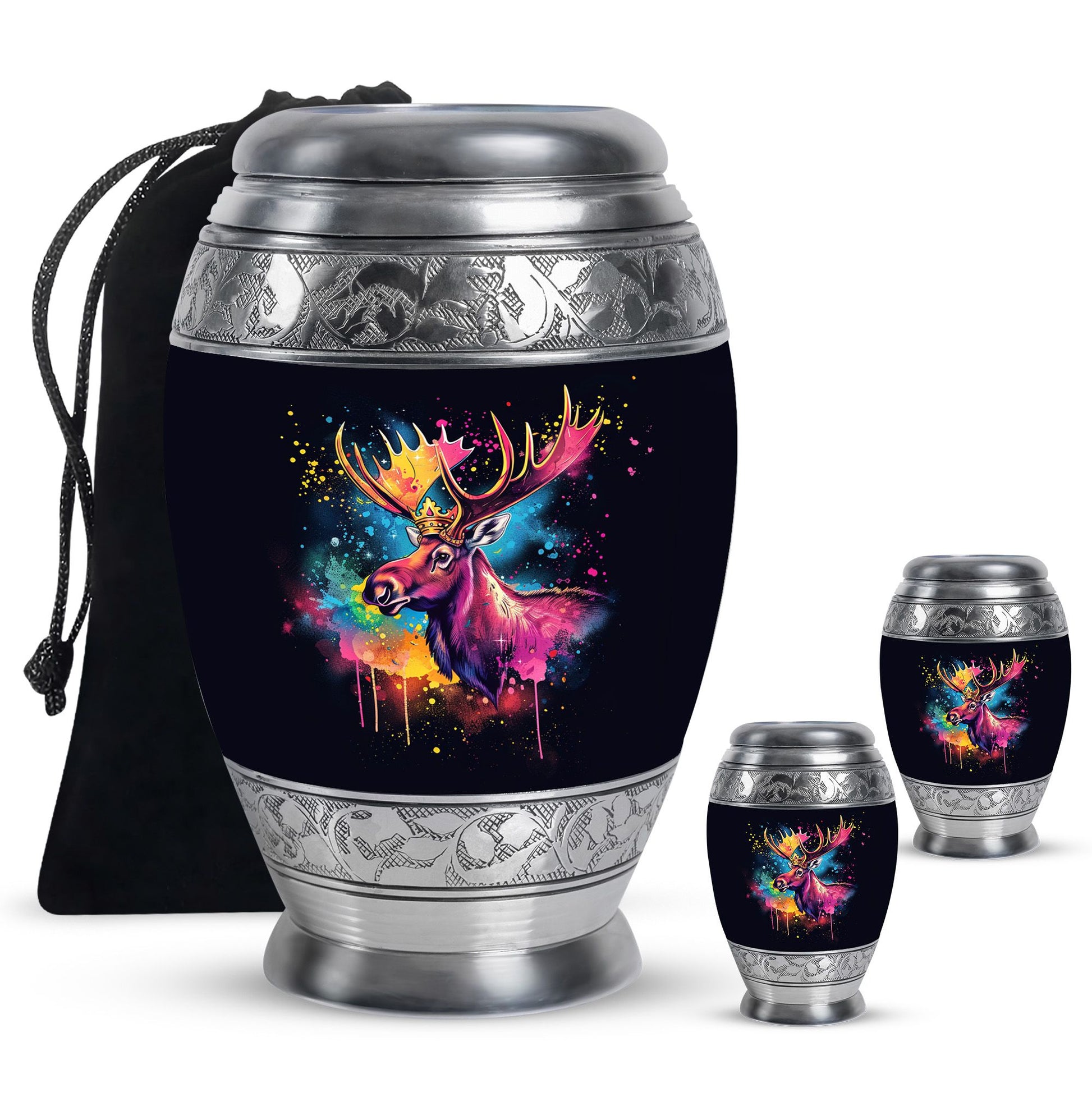 Moose Walking Urns For Ashes Adult Male Funeral, Ashes Memorial Urn