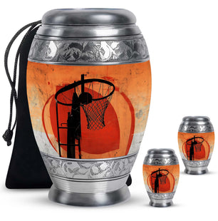 Basketball Earn For Ashes Teardrop, Heart Shape Urn