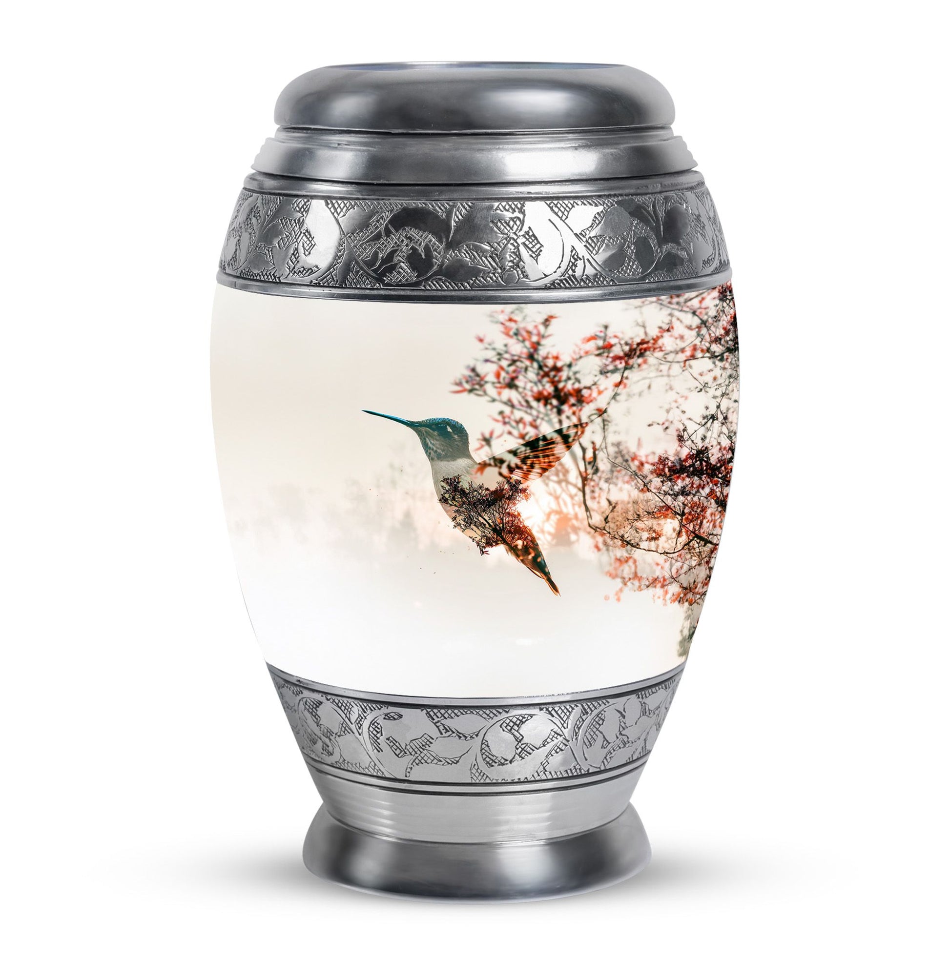 Humming Bird Small Urn For Human Ashes Funeral, Ashes Cremation Urn