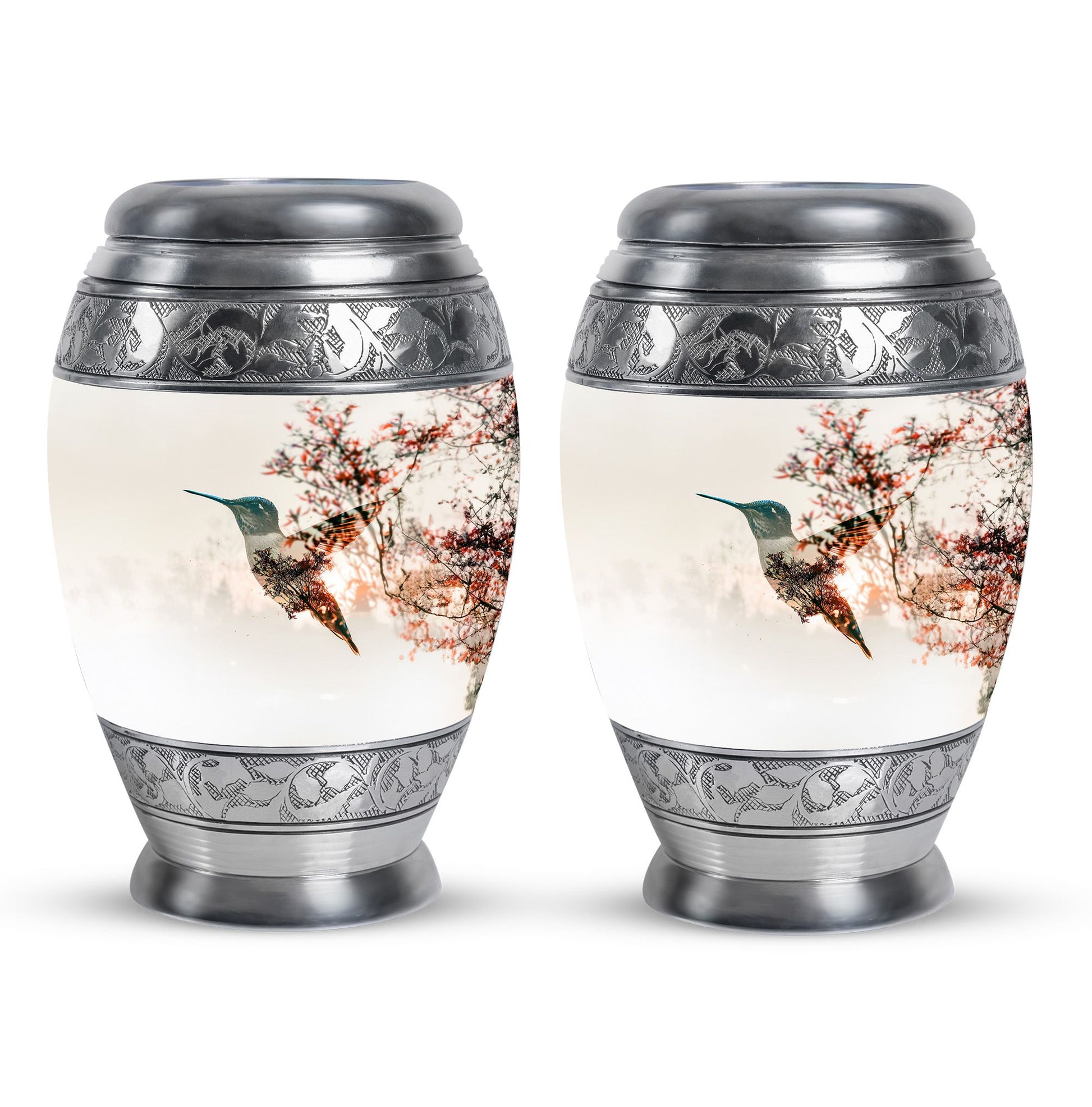 Humming Bird Small Urn For Human Ashes Funeral, Ashes Cremation Urn