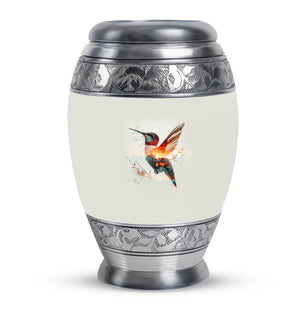 Humming Bird Decorative Urn For Ashes Funeral, Ashes Cremation Urn