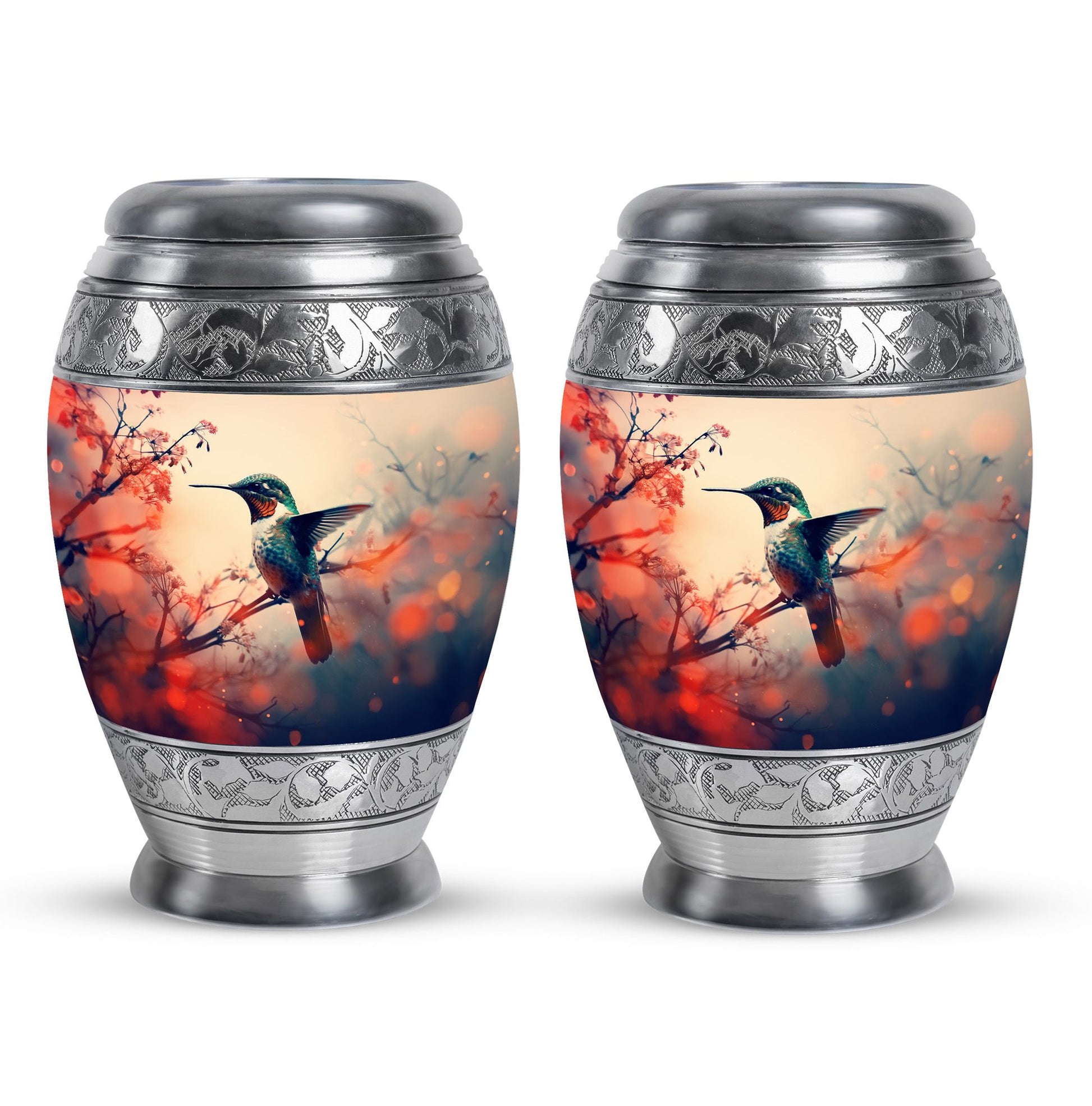 Humming Bird Cremation Urns For Burial Large Funeral, Ashes Urn