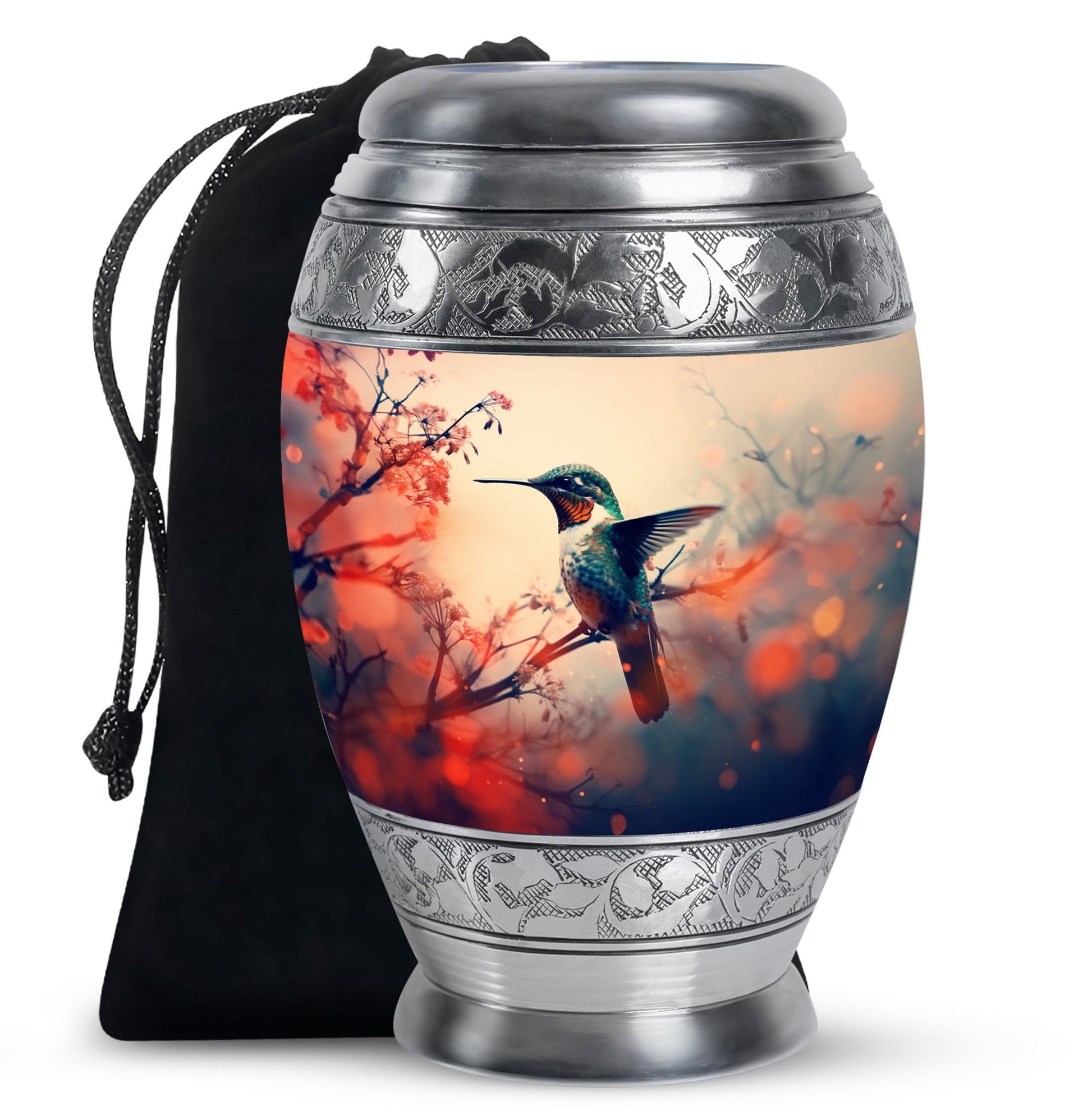 Humming Bird Cremation Urns For Burial Large Funeral, Ashes Urn