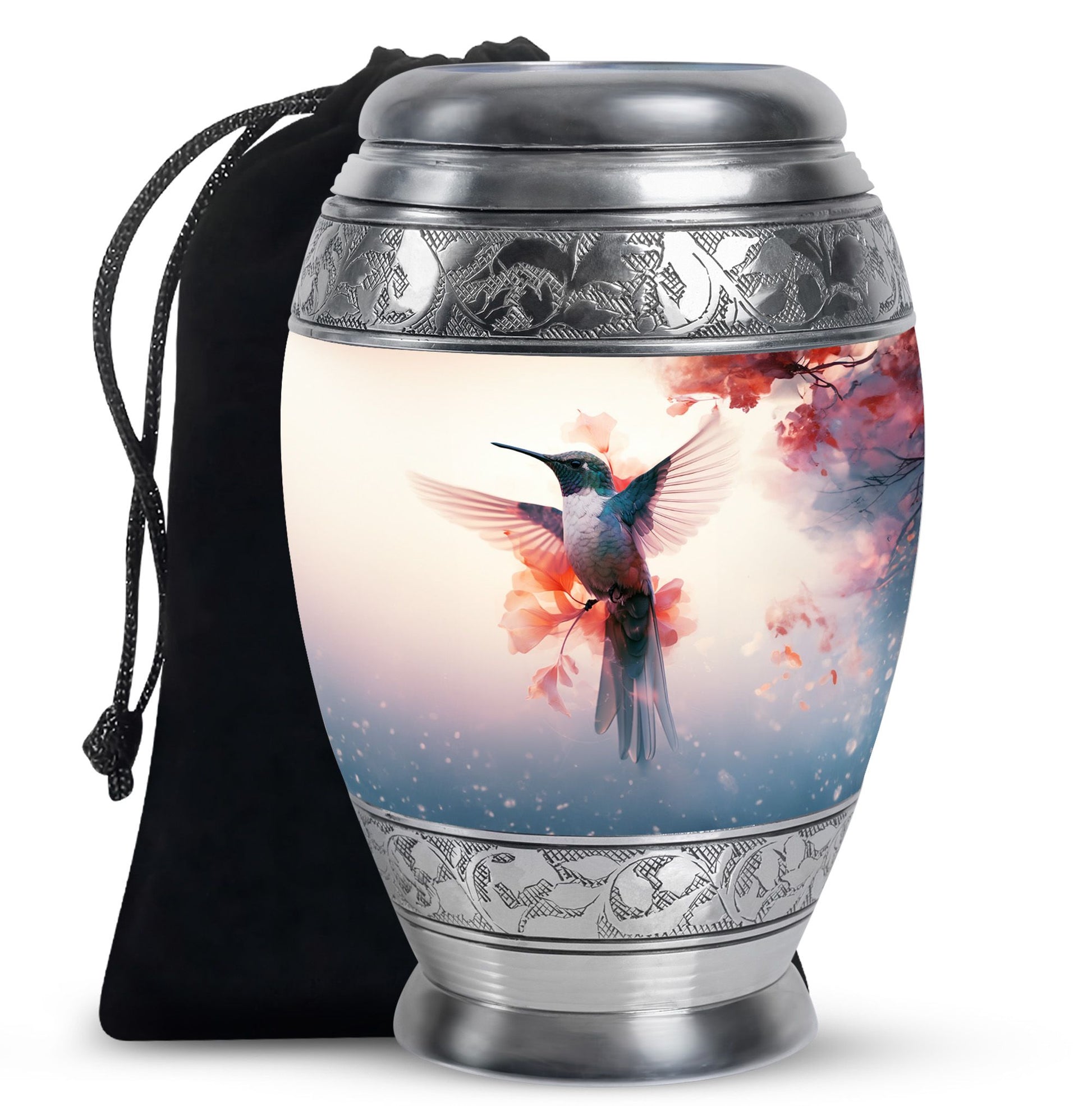 Humming Bird Keepsake For Ashes Funeral, Ashes Cremation Urn