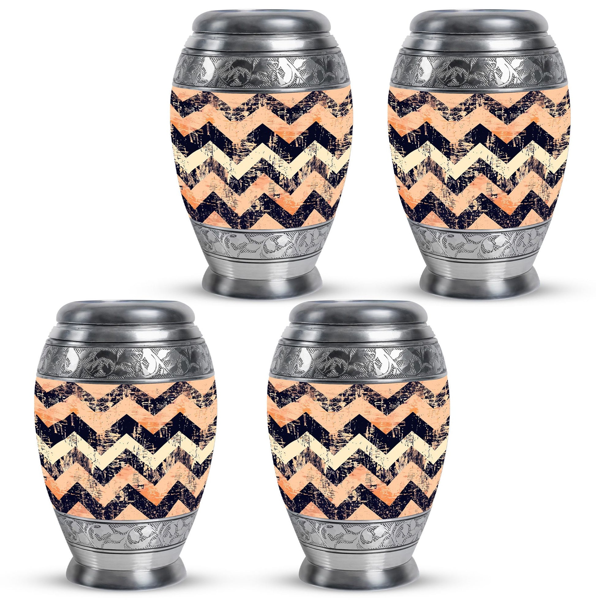 Pattern Adult Male Urn For Ashes Large Teardrop, Heart Urn For Ashes