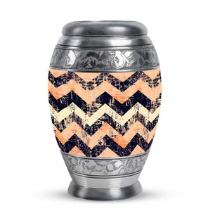 Pattern Adult Male Urn For Ashes Large Teardrop, Heart Urn For Ashes