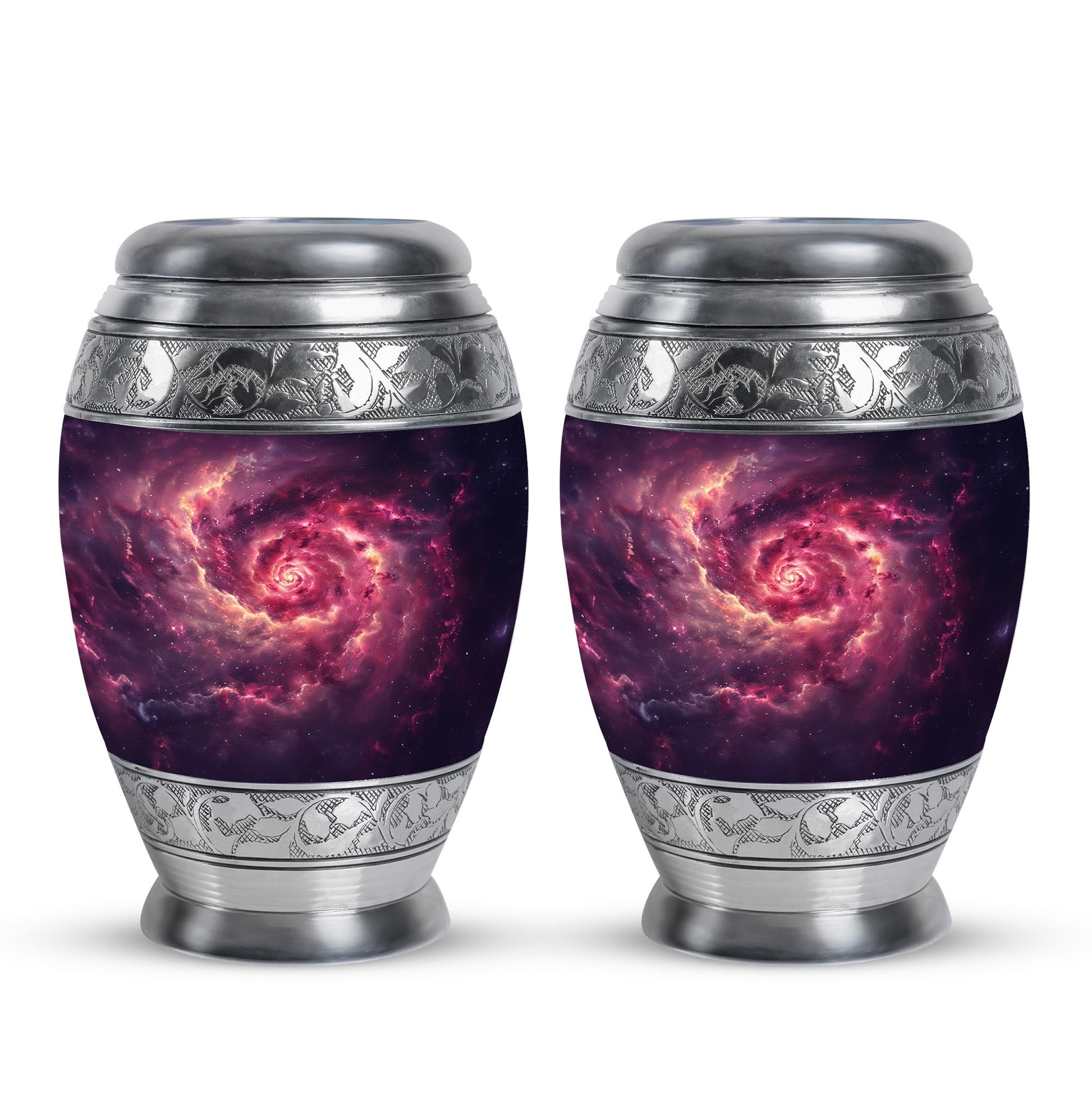 Galaxy Urns For Adult Male Dad Teardrop, Heart Cremation Urn