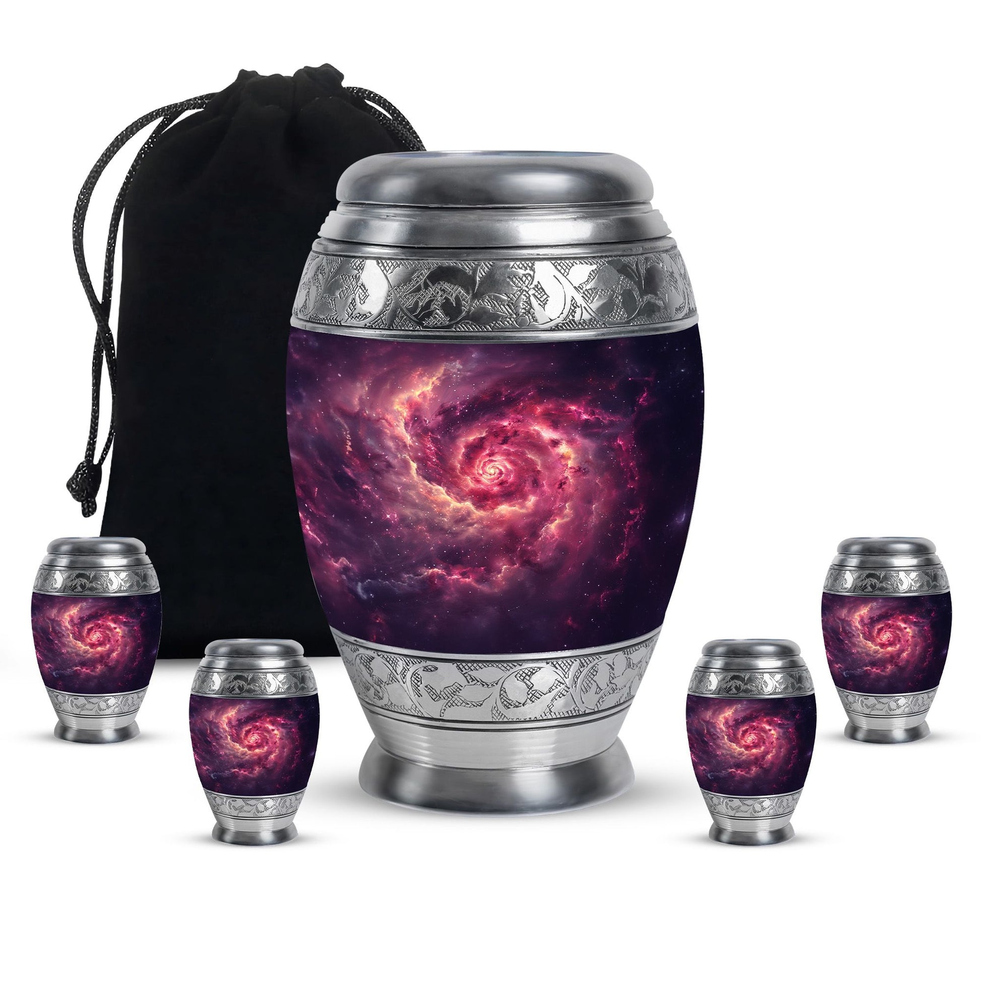 Galaxy Urns For Adult Male Dad Teardrop, Heart Cremation Urn