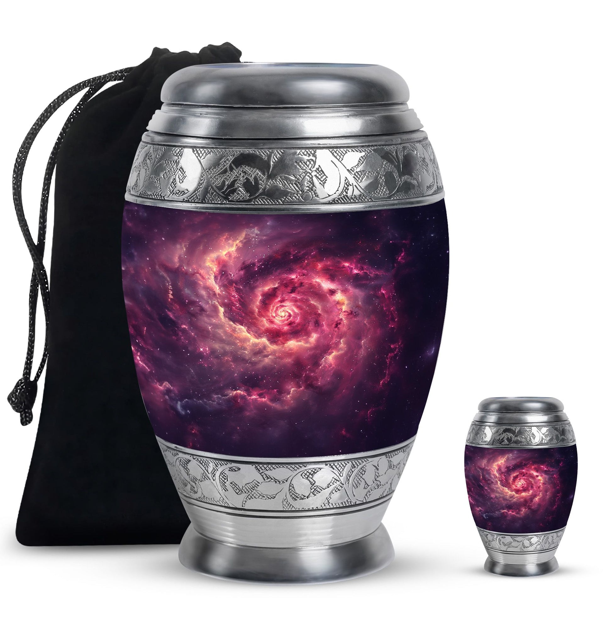 Galaxy Urns For Adult Male Dad Teardrop, Heart Cremation Urn
