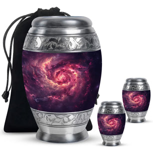 Galaxy Urns For Adult Male Dad Teardrop, Heart Cremation Urn