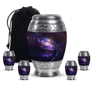 Galaxy Adult Cremation Urns Teardrop, Heart Shape Urn