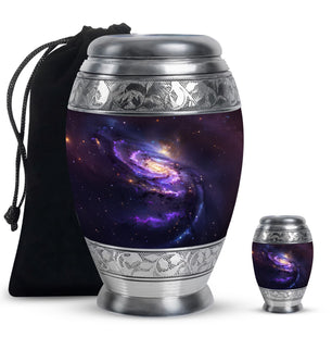 Galaxy Adult Cremation Urns Teardrop, Heart Shape Urn