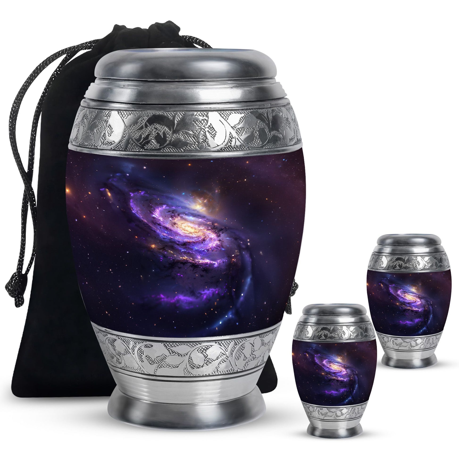 Galaxy Adult Cremation Urns Teardrop, Heart Shape Urn