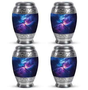 Galaxy Adult Size Urn Teardrop, Heart Cremation Urn For Ashes
