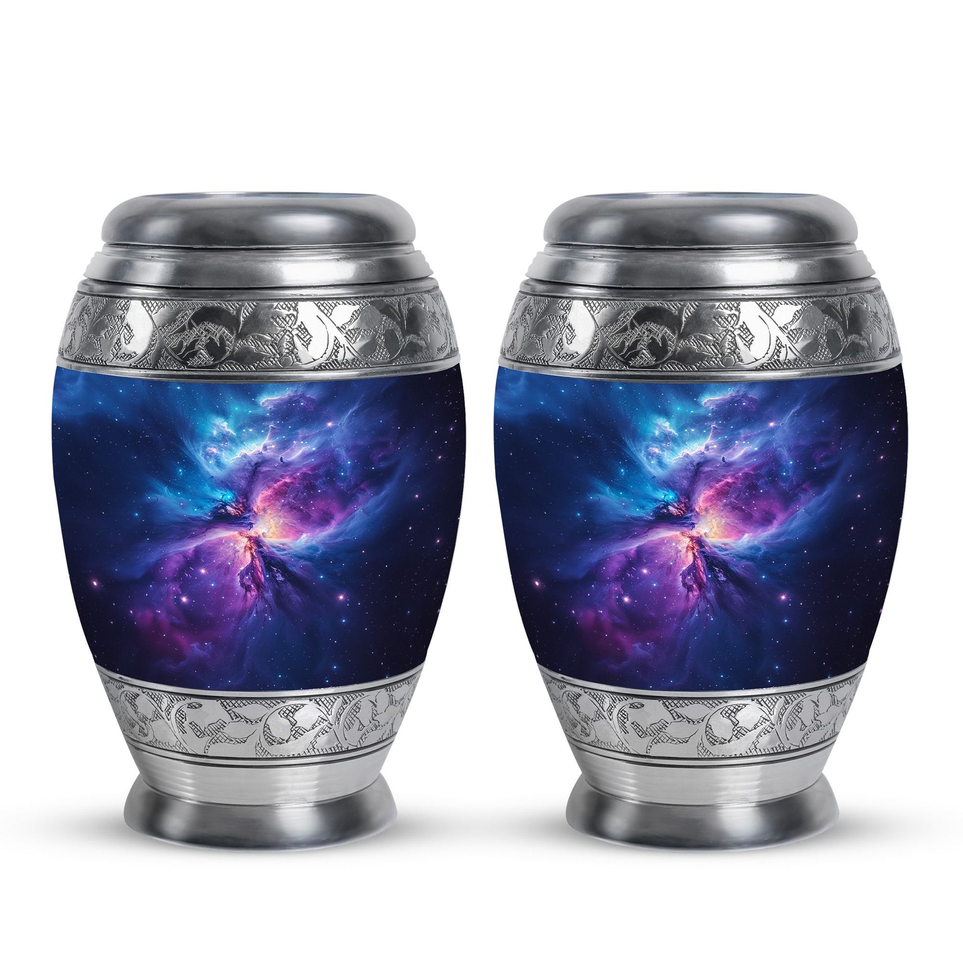 Galaxy Adult Size Urn Teardrop, Heart Cremation Urn For Ashes