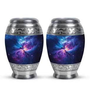 Galaxy Adult Size Urn Teardrop, Heart Cremation Urn For Ashes